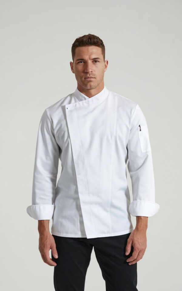 GIACCA CHEF MANICA LUNGA UOMO BIANCO