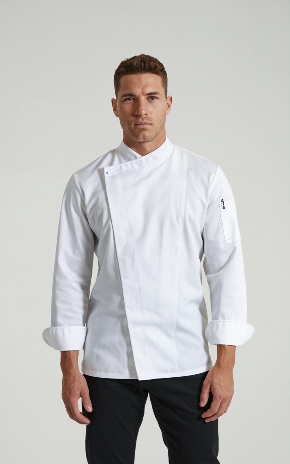 GIACCA CHEF MANICA LUNGA UOMO BIANCO