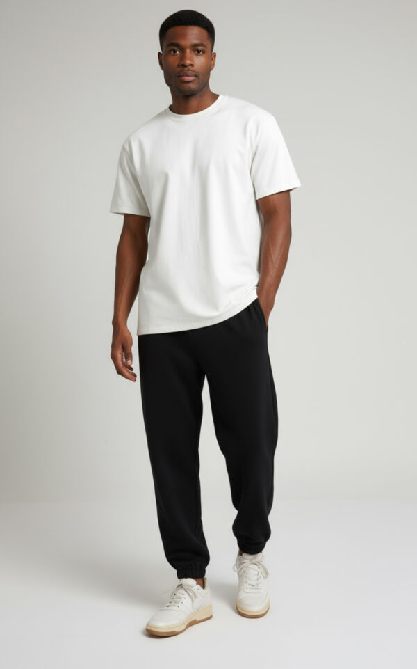 PANTALONE JOGGING UOMO NERO PROFONDO