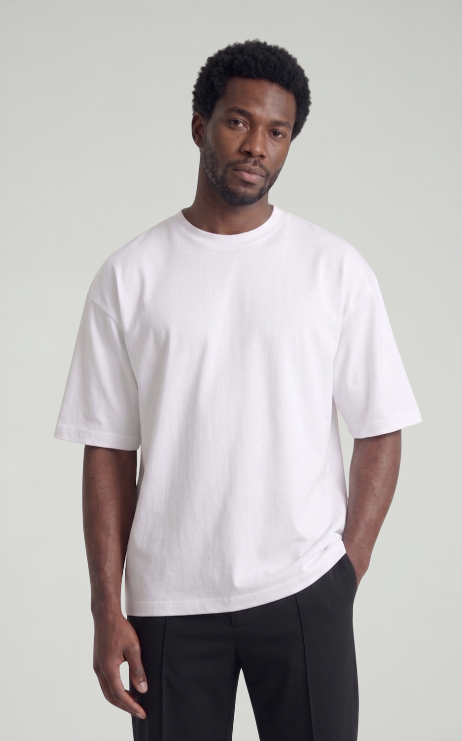 T-SHIRT OVERSIZE UNISEX BIANCO