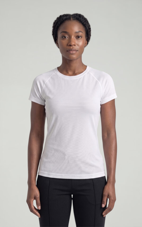 T-SHIRT SPORTY DONNA BIANCO